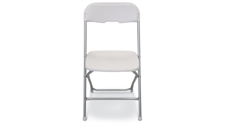 White Aluminum Folding Chair